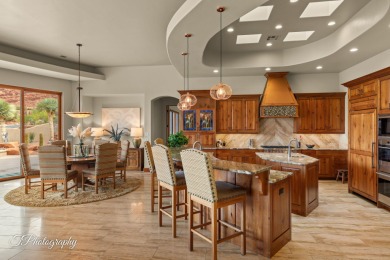 Don't miss seeing this amazing custom home built with attention on Entrada at Snow Canyon in Utah - for sale on GolfHomes.com, golf home, golf lot