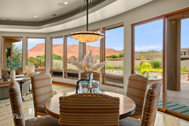 Don't miss seeing this amazing custom home built with attention on Entrada at Snow Canyon in Utah - for sale on GolfHomes.com, golf home, golf lot