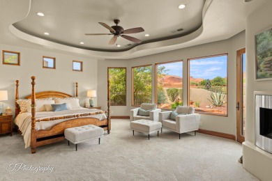 Don't miss seeing this amazing custom home built with attention on Entrada at Snow Canyon in Utah - for sale on GolfHomes.com, golf home, golf lot
