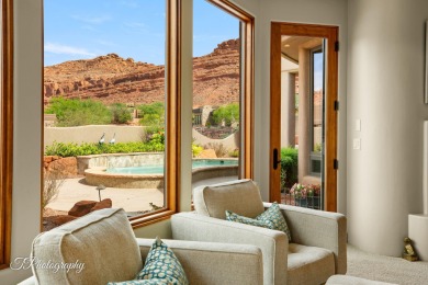 Don't miss seeing this amazing custom home built with attention on Entrada at Snow Canyon in Utah - for sale on GolfHomes.com, golf home, golf lot