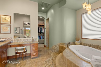 Don't miss seeing this amazing custom home built with attention on Entrada at Snow Canyon in Utah - for sale on GolfHomes.com, golf home, golf lot