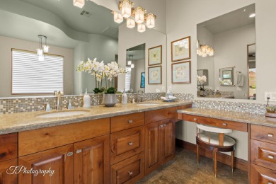 Don't miss seeing this amazing custom home built with attention on Entrada at Snow Canyon in Utah - for sale on GolfHomes.com, golf home, golf lot