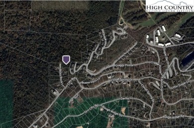 PRIVATE location at the end of Moss Rock Lane on Sugar Mountain on Sugar Mountain Golf Course in North Carolina - for sale on GolfHomes.com, golf home, golf lot