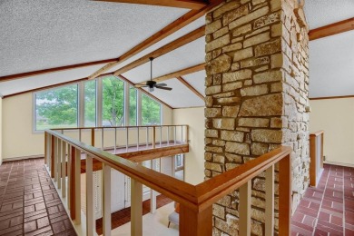 Discover serenity in this custom Stone home situated on over 1.2 on Denison Country Club in Texas - for sale on GolfHomes.com, golf home, golf lot