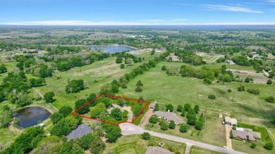 Discover serenity in this custom Stone home situated on over 1.2 on Denison Country Club in Texas - for sale on GolfHomes.com, golf home, golf lot