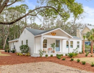 Don't let the darling front porch and quaint facade fool you on Sea Island Golf Club in Georgia - for sale on GolfHomes.com, golf home, golf lot