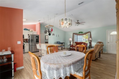 Not too large, not too small. This HOLLY model has 3 bedrooms & on Eagle Ridge At Spruce Creek Country Club in Florida - for sale on GolfHomes.com, golf home, golf lot