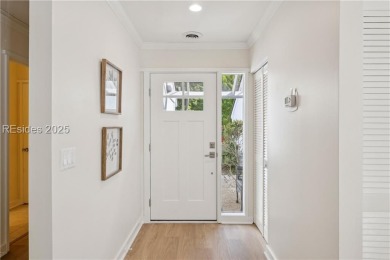 Sought-after and rarely available, this newly renovated end-unit on Dolphin Head Golf Club in South Carolina - for sale on GolfHomes.com, golf home, golf lot