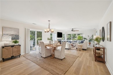 Sought-after and rarely available, this newly renovated end-unit on Dolphin Head Golf Club in South Carolina - for sale on GolfHomes.com, golf home, golf lot