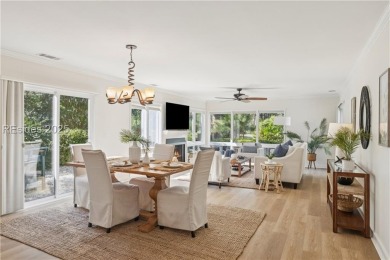 Sought-after and rarely available, this newly renovated end-unit on Dolphin Head Golf Club in South Carolina - for sale on GolfHomes.com, golf home, golf lot