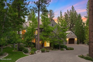 Elegant custom estate in Montreux that sits at the end of a on Montreux Golf and Country Club in Nevada - for sale on GolfHomes.com, golf home, golf lot