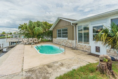 Direct Gulf Access Pool Home - Hudson Beach, FL Your waterfront on Heritage Pines Country Club in Florida - for sale on GolfHomes.com, golf home, golf lot