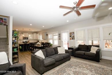 Built in 2023 and located inside the gated Woodlake community on Woodlake Country Club in North Carolina - for sale on GolfHomes.com, golf home, golf lot