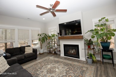 Built in 2023 and located inside the gated Woodlake community on Woodlake Country Club in North Carolina - for sale on GolfHomes.com, golf home, golf lot