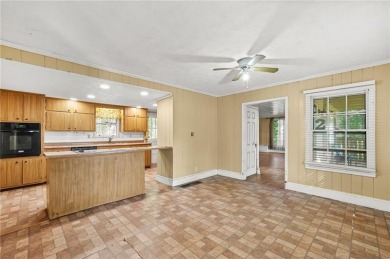 Fixer-Upper with Exceptional Golf Course Views & Rare Lot on Little Mountain Golf Course in Georgia - for sale on GolfHomes.com, golf home, golf lot