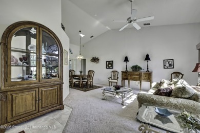This stunning 3-bedroom, 3-bath pool home in the highly on Timber Pines Golf Course in Florida - for sale on GolfHomes.com, golf home, golf lot