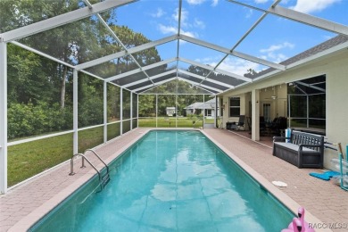 Beautifully decorated Citrus Springs Pool home with 3 bedrooms on Citrus Springs Country Club in Florida - for sale on GolfHomes.com, golf home, golf lot