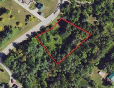 Check out this newly surveyed double lot that's set up perfectly on Sugar Springs Country Club in Michigan - for sale on GolfHomes.com, golf home, golf lot