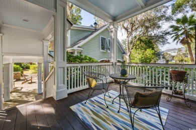 The pond view is breathtaking! This Low Country 5 bedroom, 5 on DeBordieu Country Club in South Carolina - for sale on GolfHomes.com, golf home, golf lot