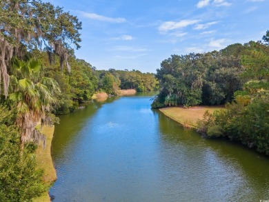 The pond view is breathtaking! This Low Country 5 bedroom, 5 on DeBordieu Country Club in South Carolina - for sale on GolfHomes.com, golf home, golf lot