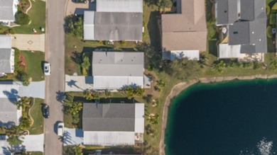 LAND LEASE PROPERTY. Fabulous water views from the screened on Savanna Golf Club in Florida - for sale on GolfHomes.com, golf home, golf lot