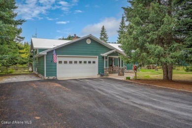 This impeccably maintained Priest Lake home perfectly blends on Priest Lake Golf and Tennis Club in Idaho - for sale on GolfHomes.com, golf home, golf lot