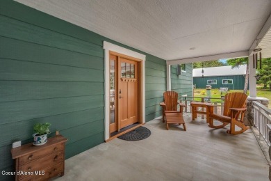 This impeccably maintained Priest Lake home perfectly blends on Priest Lake Golf and Tennis Club in Idaho - for sale on GolfHomes.com, golf home, golf lot
