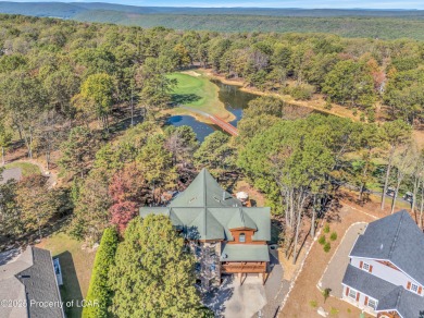 Stunning custom-built log chalet in desirable Eagle Rock Resort on Eagle Rock Golf and Ski Resort in Pennsylvania - for sale on GolfHomes.com, golf home, golf lot