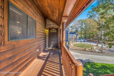 Stunning custom-built log chalet in desirable Eagle Rock Resort on Eagle Rock Golf and Ski Resort in Pennsylvania - for sale on GolfHomes.com, golf home, golf lot
