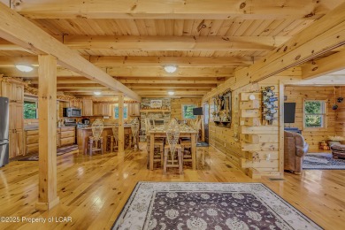 Stunning custom-built log chalet in desirable Eagle Rock Resort on Eagle Rock Golf and Ski Resort in Pennsylvania - for sale on GolfHomes.com, golf home, golf lot