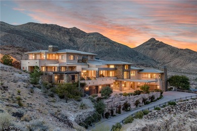 Spectacular home perched high above the city with stunning on Red Rock Country Club in Nevada - for sale on GolfHomes.com, golf home, golf lot