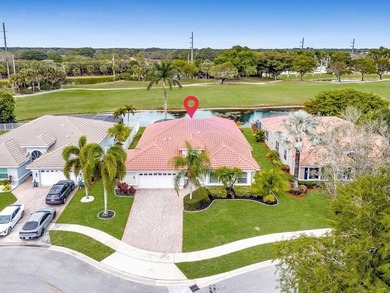 LAKEFRONT, GOLF COURSE, POOL HOME in one of Palm Beach County's on Winston Trails Golf Course in Florida - for sale on GolfHomes.com, golf home, golf lot