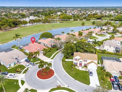 LAKEFRONT, GOLF COURSE, POOL HOME in one of Palm Beach County's on Winston Trails Golf Course in Florida - for sale on GolfHomes.com, golf home, golf lot