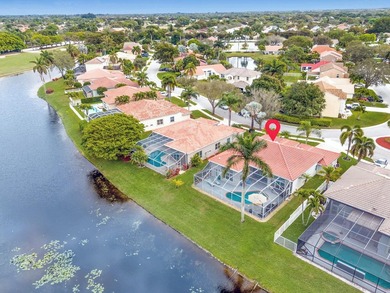 LAKEFRONT, GOLF COURSE, POOL HOME in one of Palm Beach County's on Winston Trails Golf Course in Florida - for sale on GolfHomes.com, golf home, golf lot