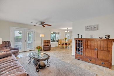 This home puts comfort and leisure front and center. Perched on on Sun City Riverview Golf Course in Arizona - for sale on GolfHomes.com, golf home, golf lot