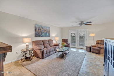 This home puts comfort and leisure front and center. Perched on on Sun City Riverview Golf Course in Arizona - for sale on GolfHomes.com, golf home, golf lot