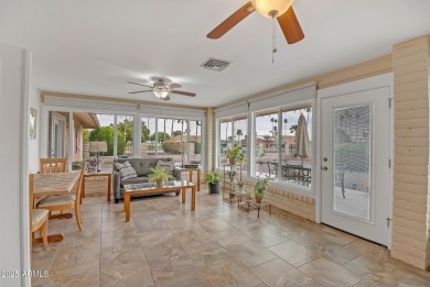 This home puts comfort and leisure front and center. Perched on on Sun City Riverview Golf Course in Arizona - for sale on GolfHomes.com, golf home, golf lot