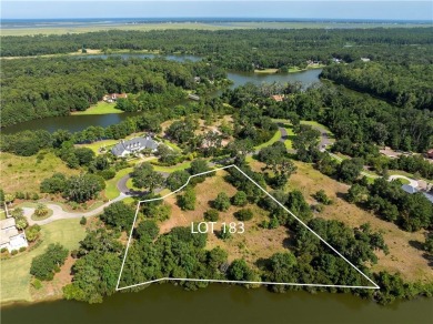 Envision your dream home on this rare lakefront homesite in one on Frederica Golf Club in Georgia - for sale on GolfHomes.com, golf home, golf lot
