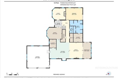 Nestled on a beautiful half-acre lot, overlooking the 11th hole on BanBury Golf Club in Idaho - for sale on GolfHomes.com, golf home, golf lot