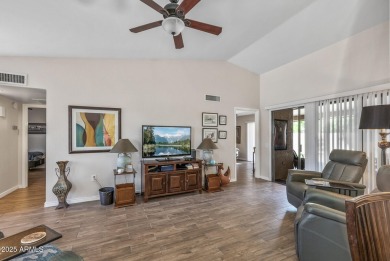 You'll want to live here once you step inside! Woody tile plank on Grandview Golf Course in Arizona - for sale on GolfHomes.com, golf home, golf lot