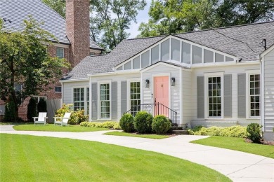 Beautifully updated and full of charm, this home is nestled in on Bobby Jones Golf Club in Georgia - for sale on GolfHomes.com, golf home, golf lot