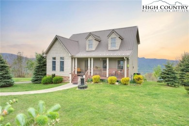 Sunset views, solar power, and space for everyone--this on Mountain Aire Golf Course in North Carolina - for sale on GolfHomes.com, golf home, golf lot