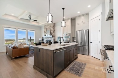 Luxurious living with golf course views in this beautifully on Falcon Crest Golf Club in Idaho - for sale on GolfHomes.com, golf home, golf lot