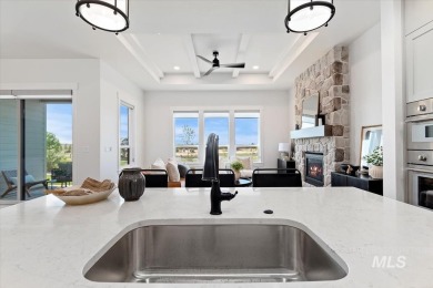 Luxurious living with golf course views in this beautifully on Falcon Crest Golf Club in Idaho - for sale on GolfHomes.com, golf home, golf lot