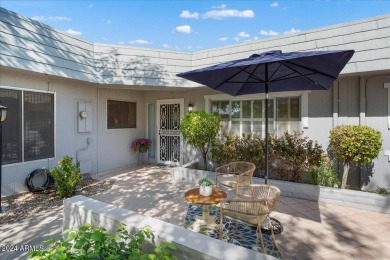 This lovely two bedroom two bath patio home located in the heart on Sun City Riverview Golf Course in Arizona - for sale on GolfHomes.com, golf home, golf lot