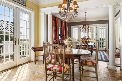 Enjoy classic Lowcountry living in this custom home, overlooking on DeBordieu Country Club in South Carolina - for sale on GolfHomes.com, golf home, golf lot