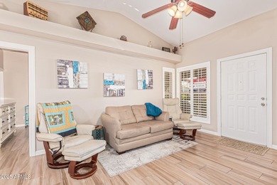 A rare find fully furnished! Lovely 2-bed 2bath home in an on Country Meadows Golf Club in Arizona - for sale on GolfHomes.com, golf home, golf lot