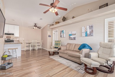 A rare find fully furnished! Lovely 2-bed 2bath home in an on Country Meadows Golf Club in Arizona - for sale on GolfHomes.com, golf home, golf lot