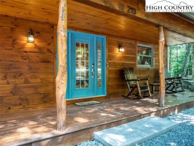Stylishly Rustic cabin totally renovated in 2019. Great Room on Beech Mountain Club in North Carolina - for sale on GolfHomes.com, golf home, golf lot