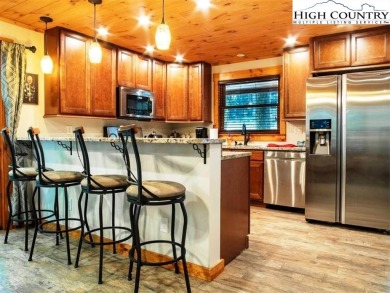 Stylishly Rustic cabin totally renovated in 2019. Great Room on Beech Mountain Club in North Carolina - for sale on GolfHomes.com, golf home, golf lot